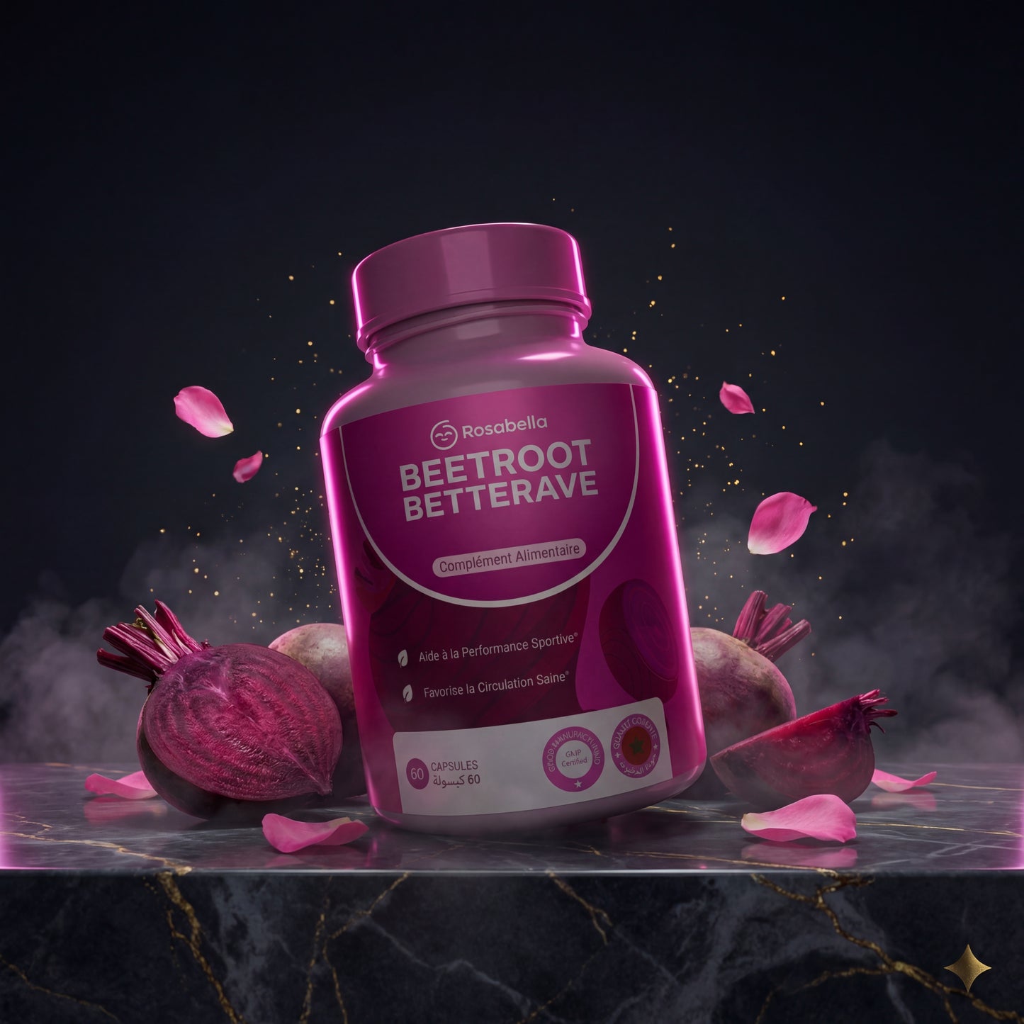 Rosabella Beetroot- Capsules pour soutenir la circulation et la vitalité